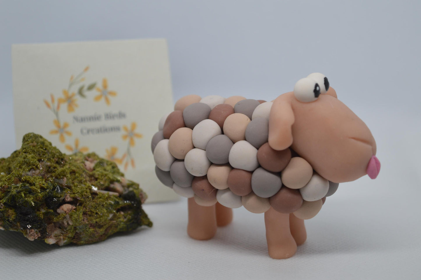 MellowMoss-Handmade Polymer Clay Sheep/Whimsy Wool Flock Collection