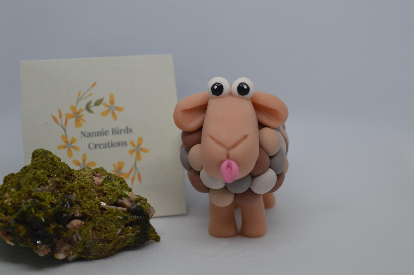 MellowMoss-Handmade Polymer Clay Sheep/Whimsy Wool Flock Collection