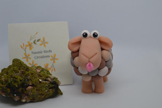 MellowMoss-Handmade Polymer Clay Sheep/Whimsy Wool Flock Collection