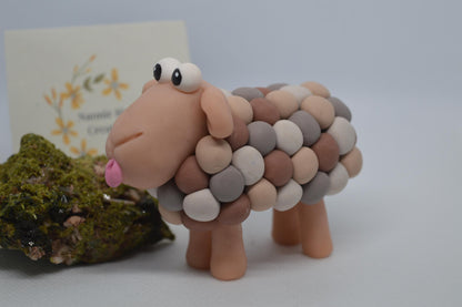 MellowMoss-Handmade Polymer Clay Sheep/Whimsy Wool Flock Collection