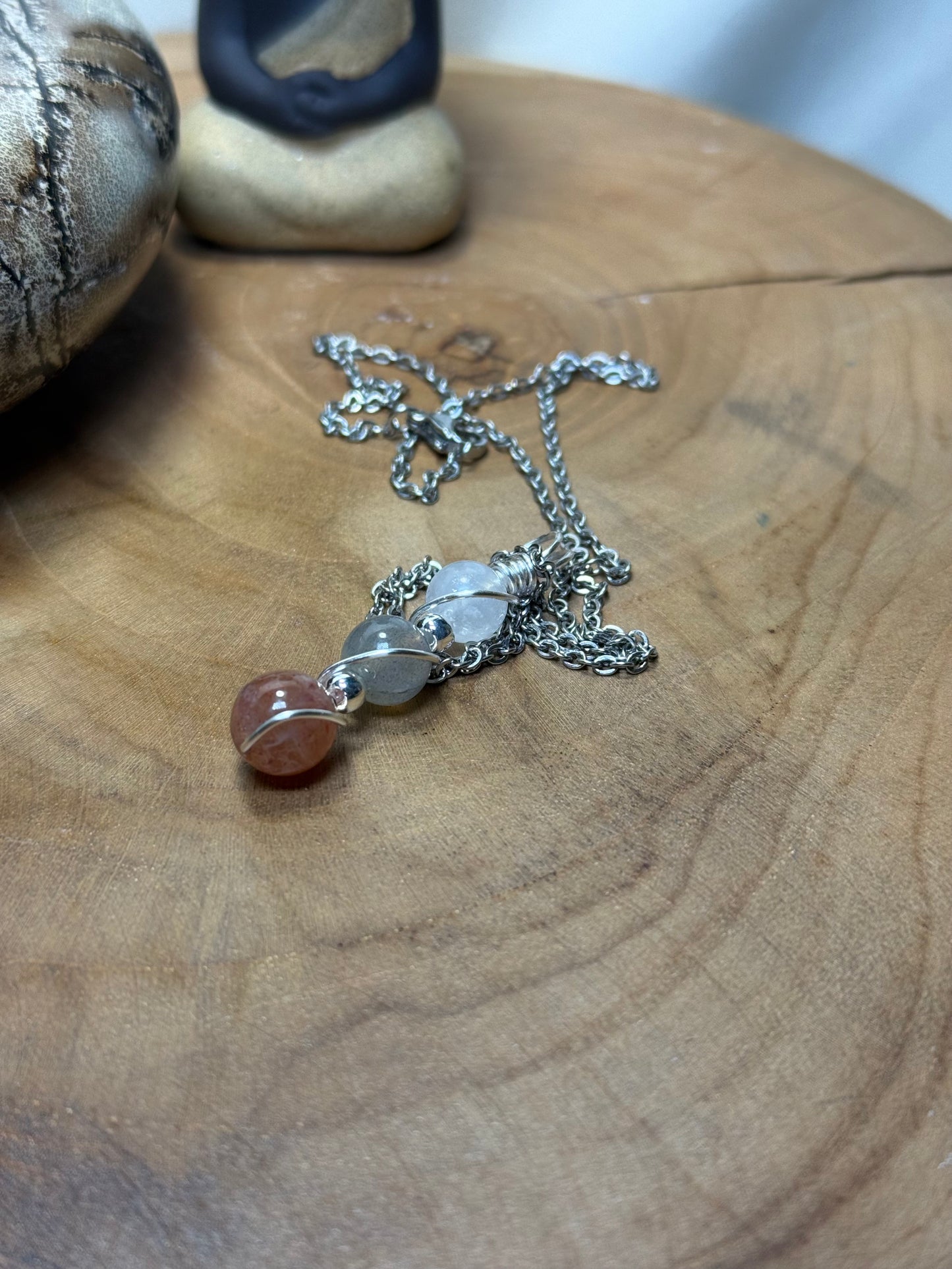 Luminary Union Trinity Collection Sunstone · Labradorite · Moonstone