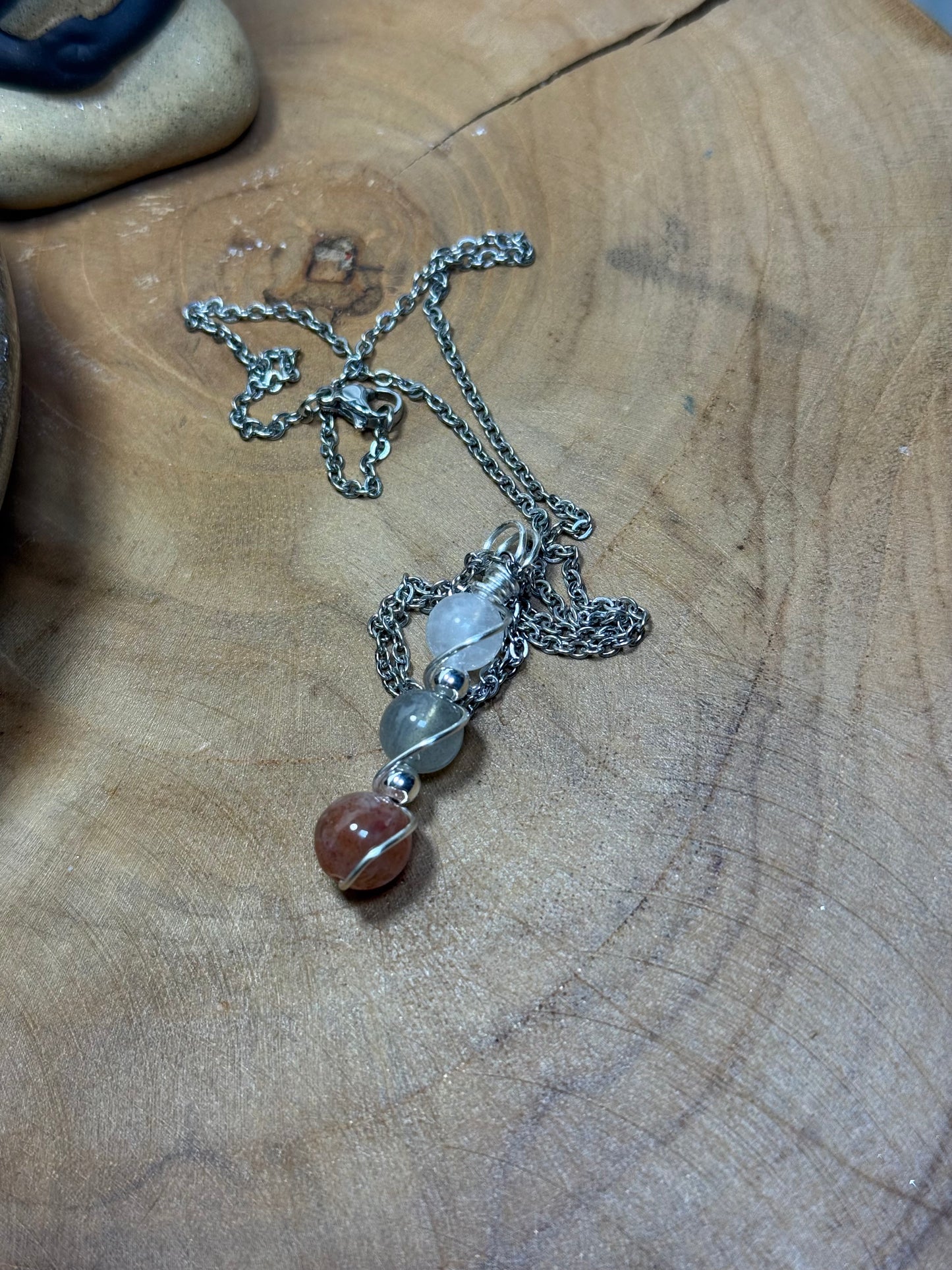 Luminary Union Trinity Collection Sunstone · Labradorite · Moonstone