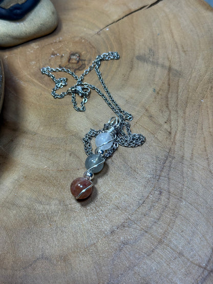 Luminary Union Trinity Collection Sunstone · Labradorite · Moonstone