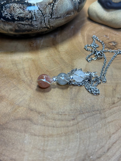 Luminary Union Trinity Collection Sunstone · Labradorite · Moonstone