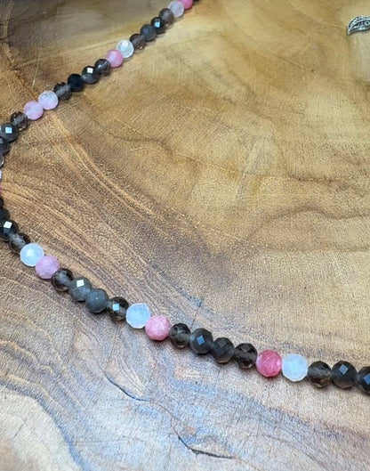 Unshakeable Heart Layered Set Velvet Shadow Trinity Pendant + Steady Heart Choker Trinity Collection + Whispers of Light Collection