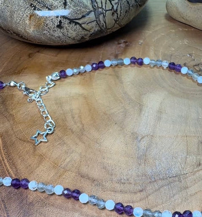 Celestial Harmony Set – Pendant & Choker Combo