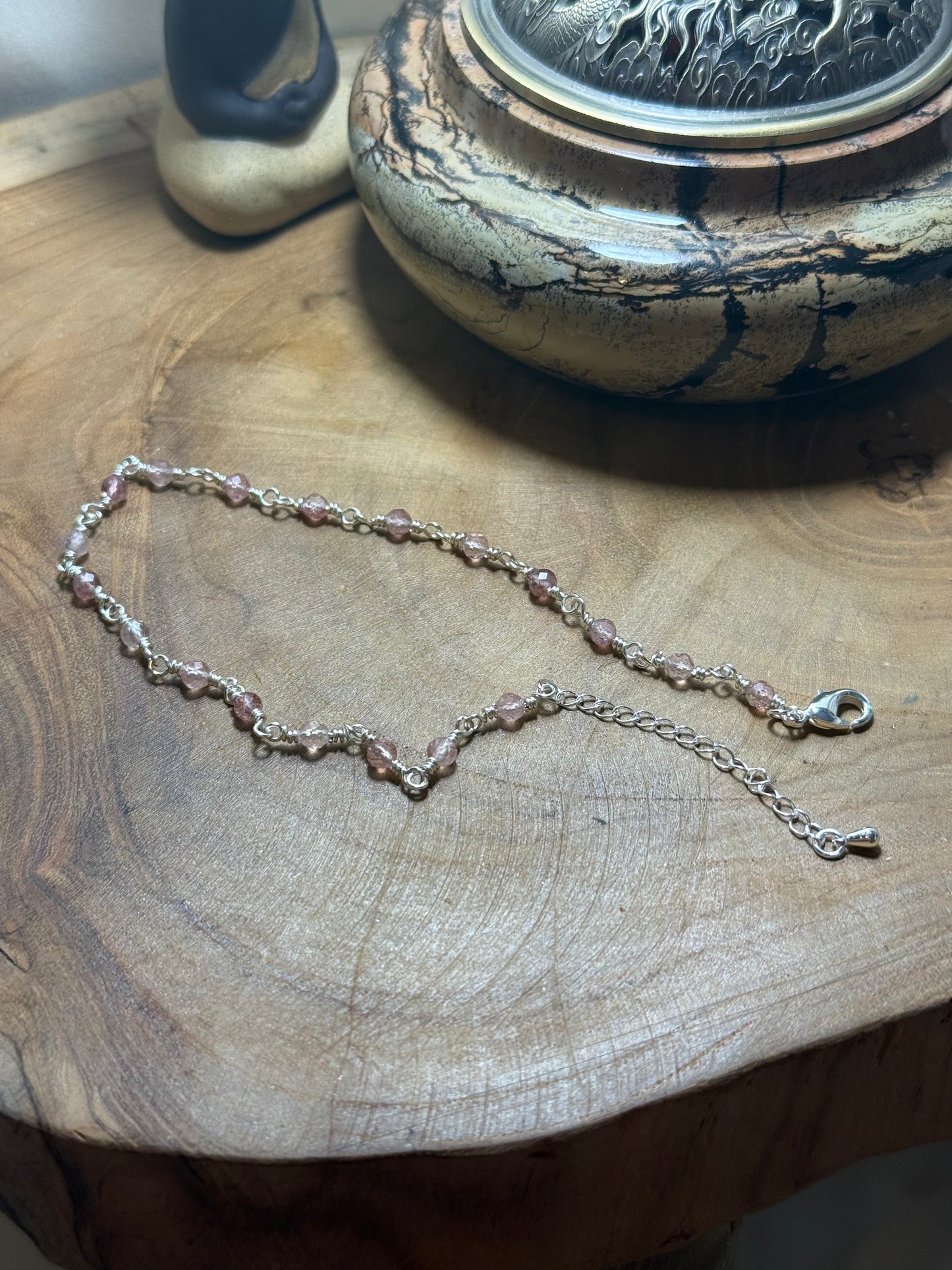 Steps Of Light Crystal Anklets