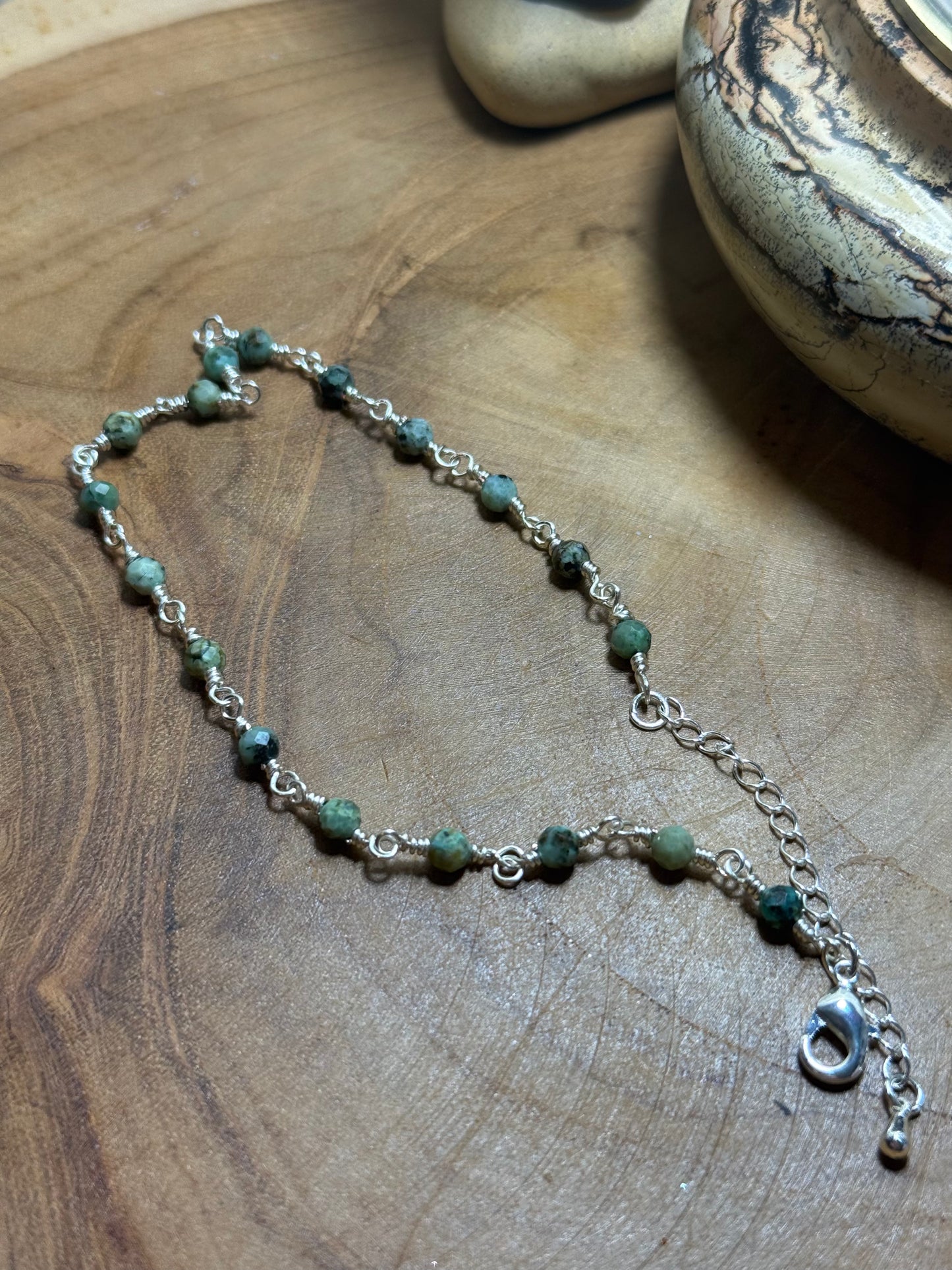 Steps Of Light Crystal Anklets
