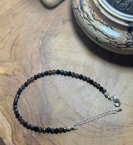Echoes of Light – Steadfast - Hematite-Obsidian-Smokey Quartz