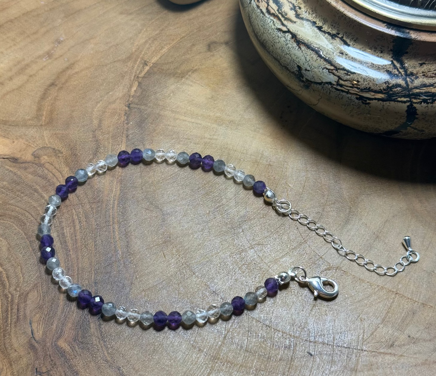 Echoes of Light – Inner Wisdom -Amethyst-Labradorite-Clear Quartz