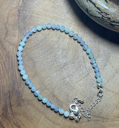 Echoes of Light Bracelet – Calm Waters Amazonite - Aquamarine - Angelite