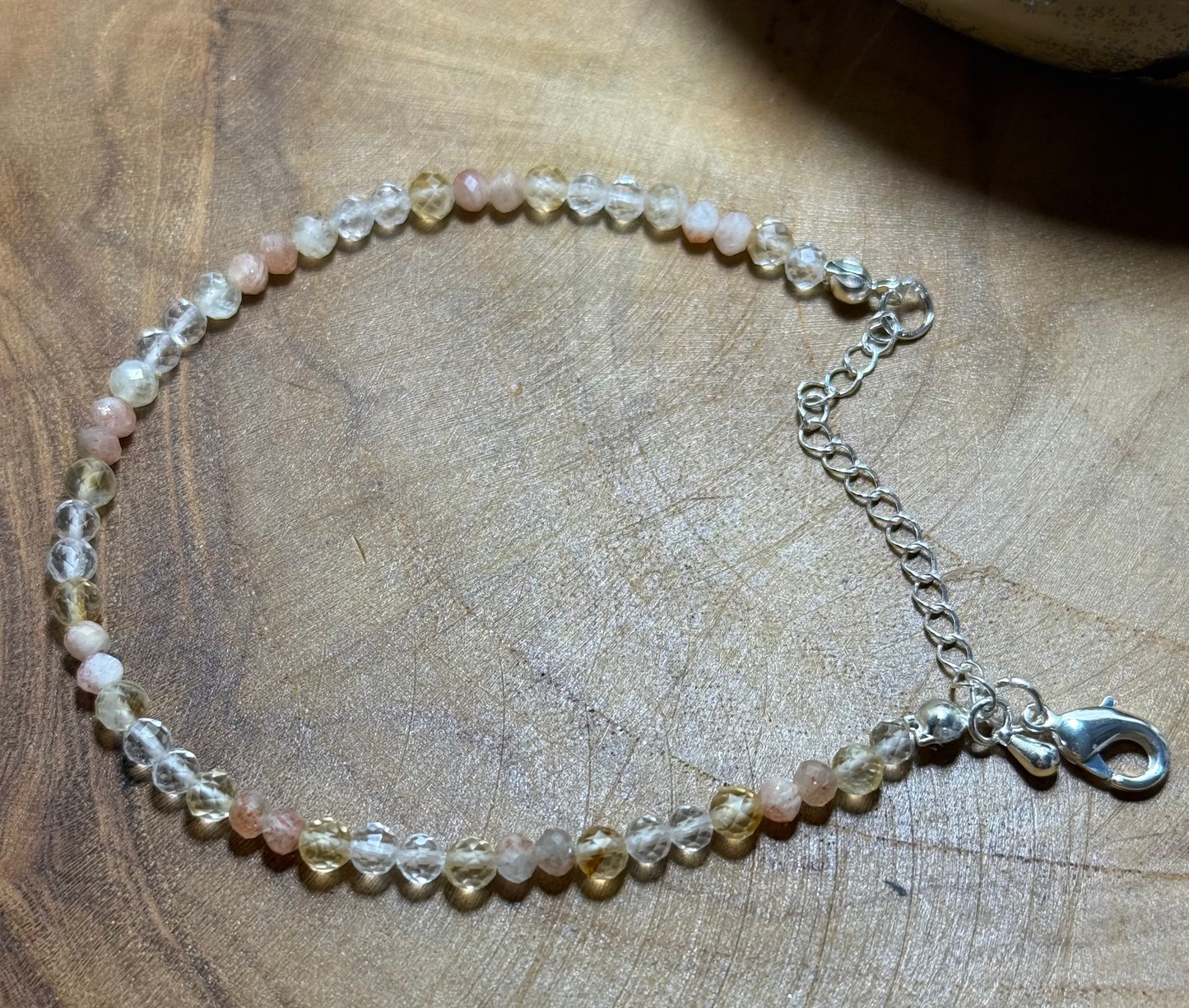 Echoes of Light Bracelet – Radiant Spirit Clear Quartz - Citrine - Sunstone