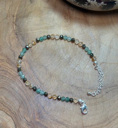 Echoes of Light – Abundant Path Citrine • Green Aventurine • Pyrite