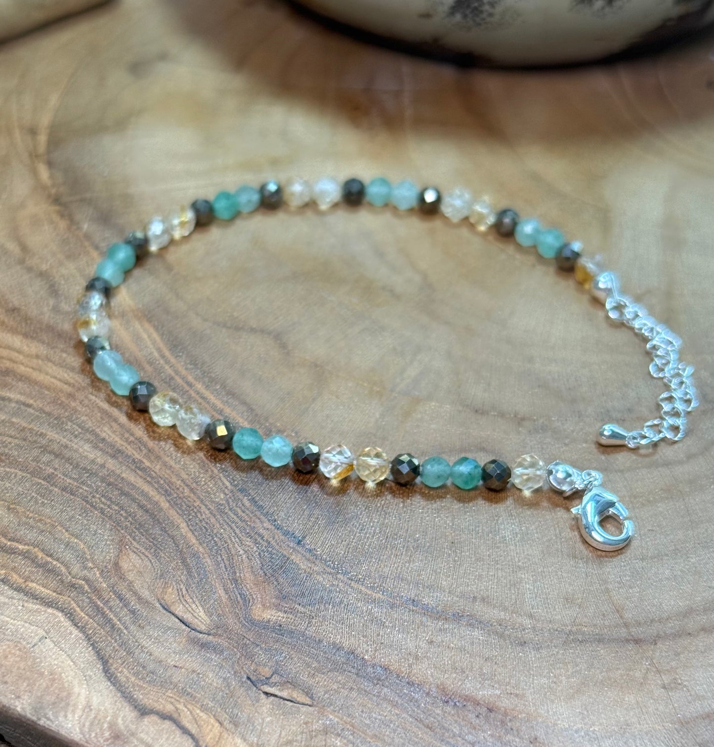 Echoes of Light – Abundant Path Citrine • Green Aventurine • Pyrite