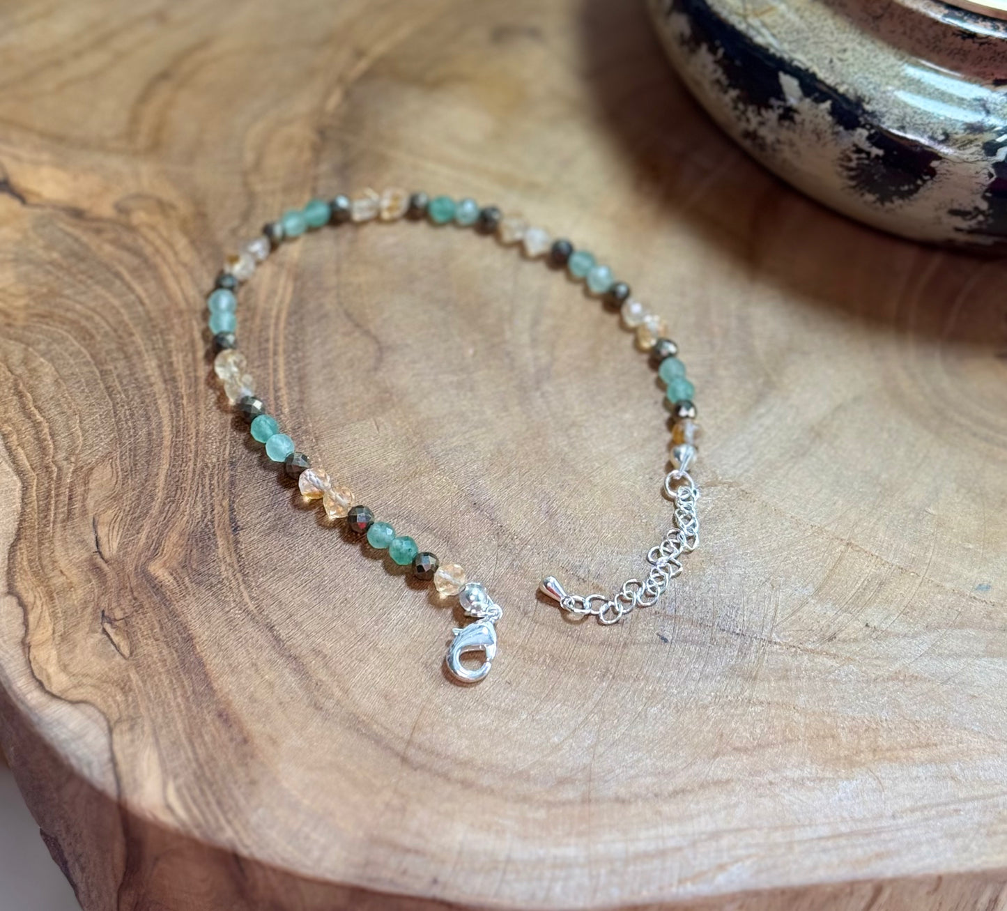 Echoes of Light – Abundant Path Citrine • Green Aventurine • Pyrite