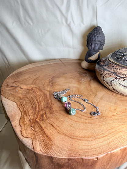 Virgo Trinity Pendant | The Healer | Crystal Zodiac Jewellery